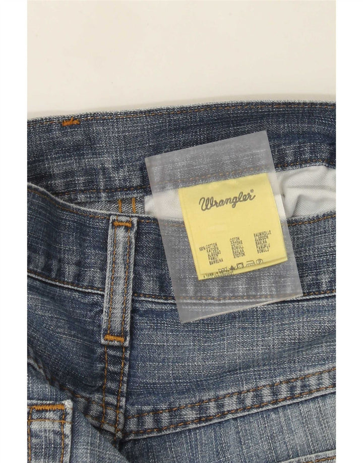 Wrangler Herre Regular Fit Straight Jeans W32 L32 Blå Bomuld