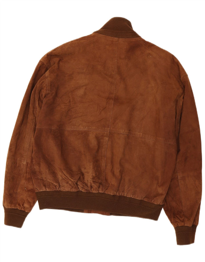 Conbipel Herre Ruskind Bomber Jacket IT 48 Medium Brun Læder