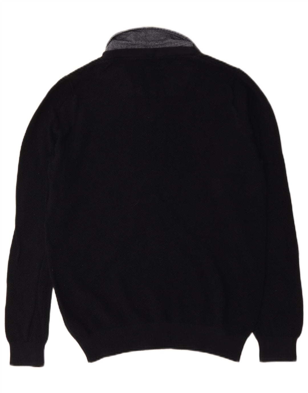 Marks & Spencer Herre Regular Fit Polo Neck sweater lille marineblå