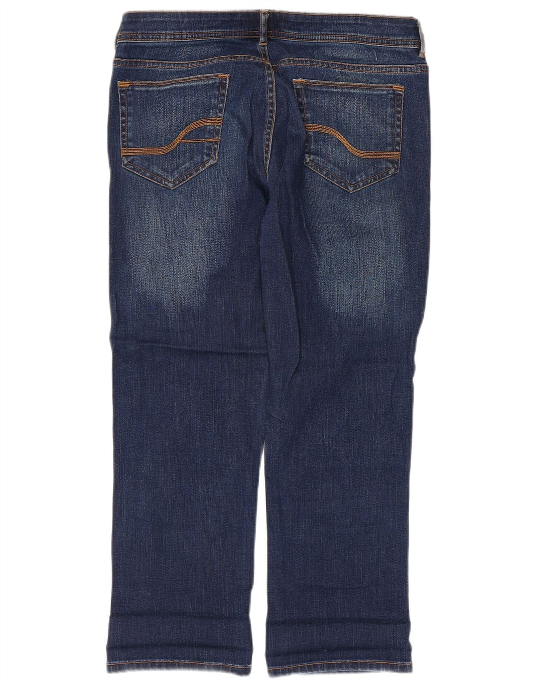 Fat Face Dame Cropped Jeans UK 12 Medium W32 L23 Blå Bomuld