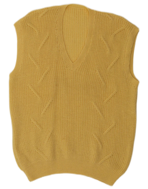 Vintage Herrevest Tank Top Stor Gul