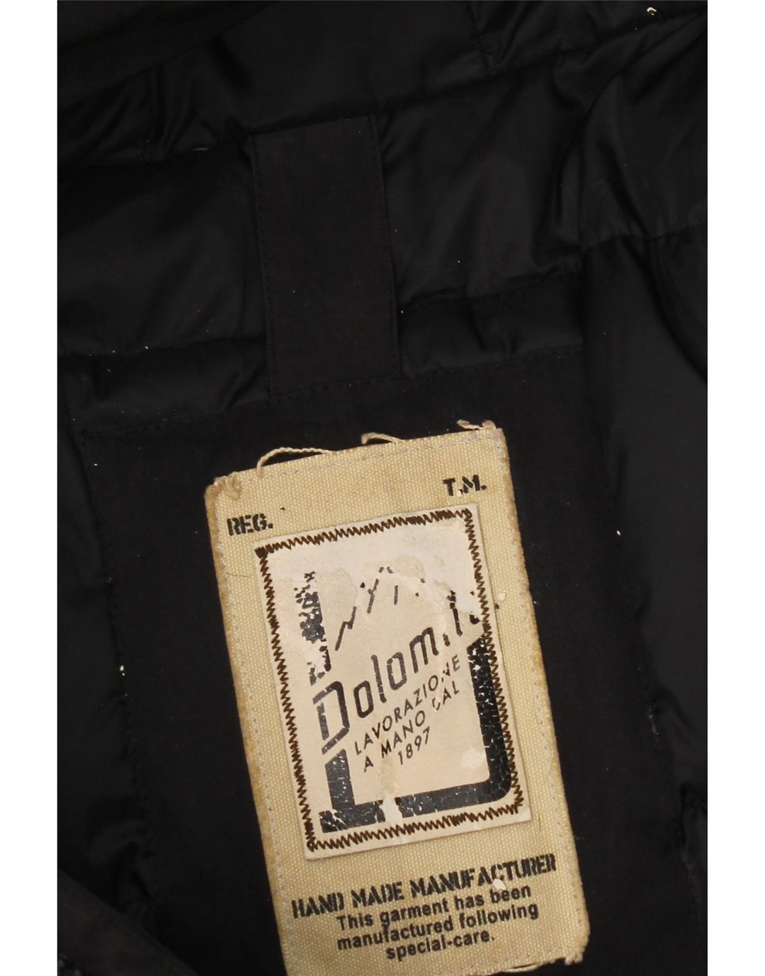 Dolomite Herre hættepolstret jakke UK 42 XL sort nylon