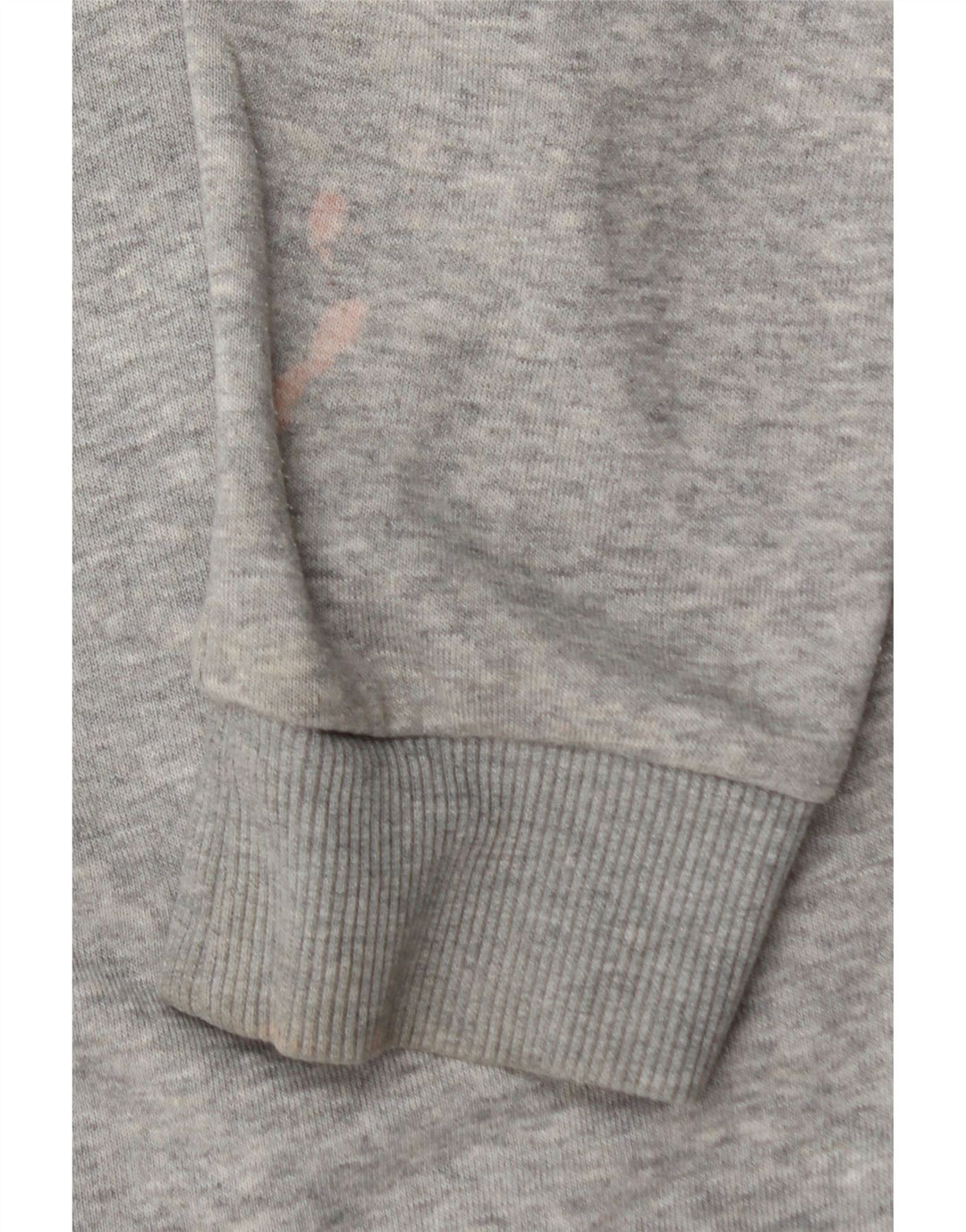 ADIDAS Womens Zip Neck Sweatshirt Jumper UK 12/14 Medium Grey Cotton Vintage Adidas and Second-Hand Adidas from Messina Hembry 