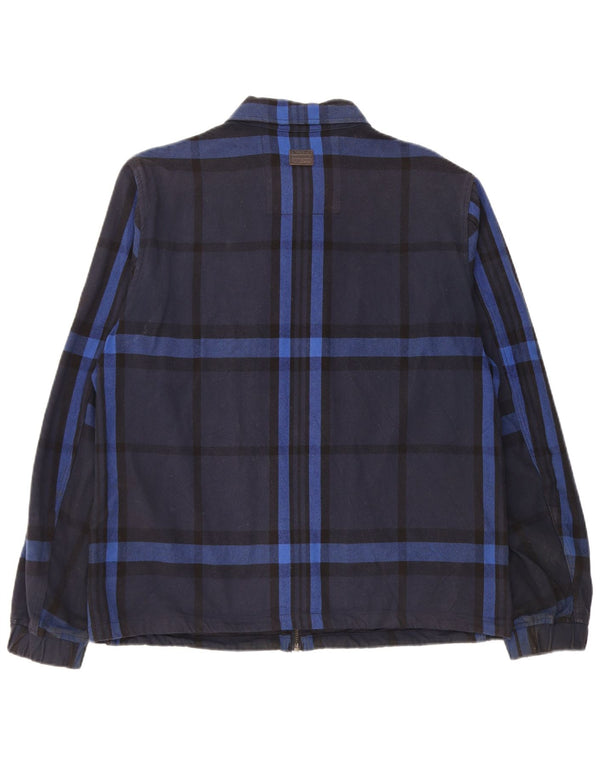 G-Star Herre Utility Jacket UK 40 Large Navy Blue Ternet Bomuld