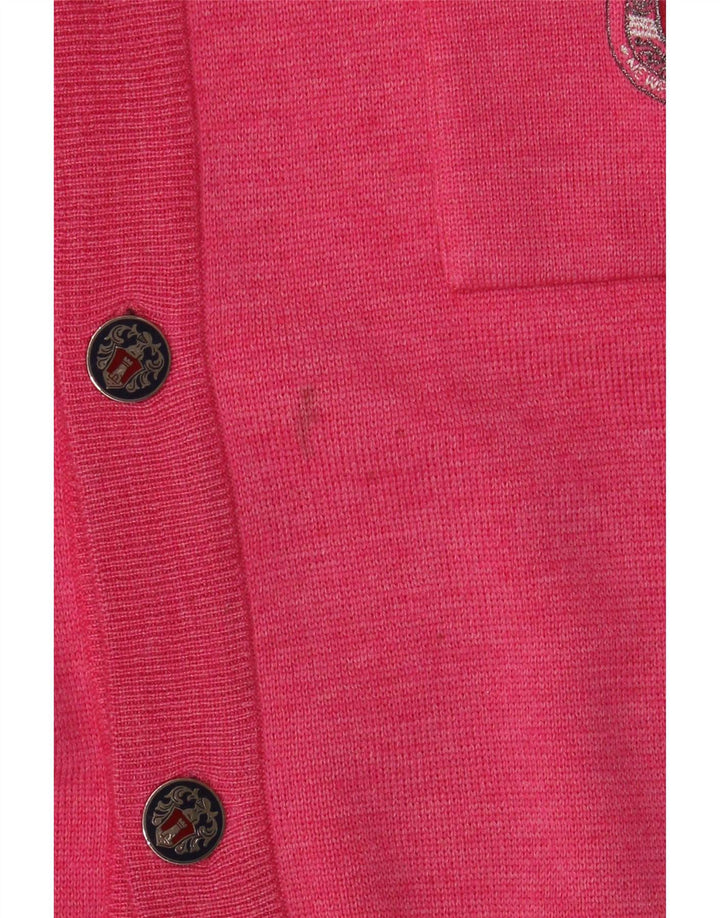 Vintage herre cardigan sweater 2XL Pink