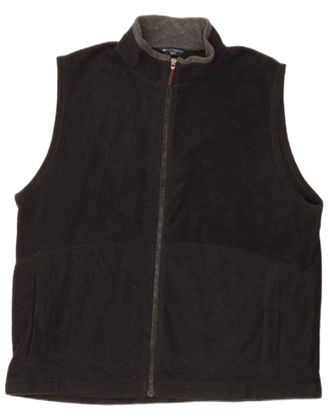 Marks & Spencer Herre Fleecejakke UK 44 2XL Sort Polyester