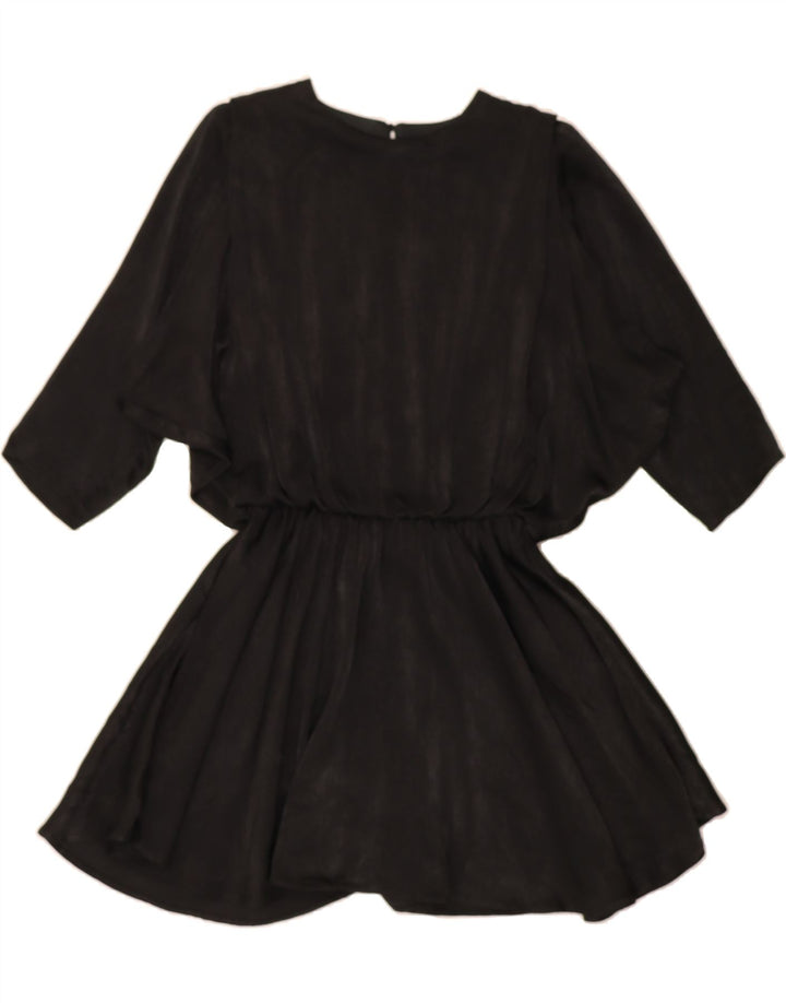 ZARA Womens Batwing Tunic Dress UK 10 Small Black Vintage Zara and Second-Hand Zara from Messina Hembry 