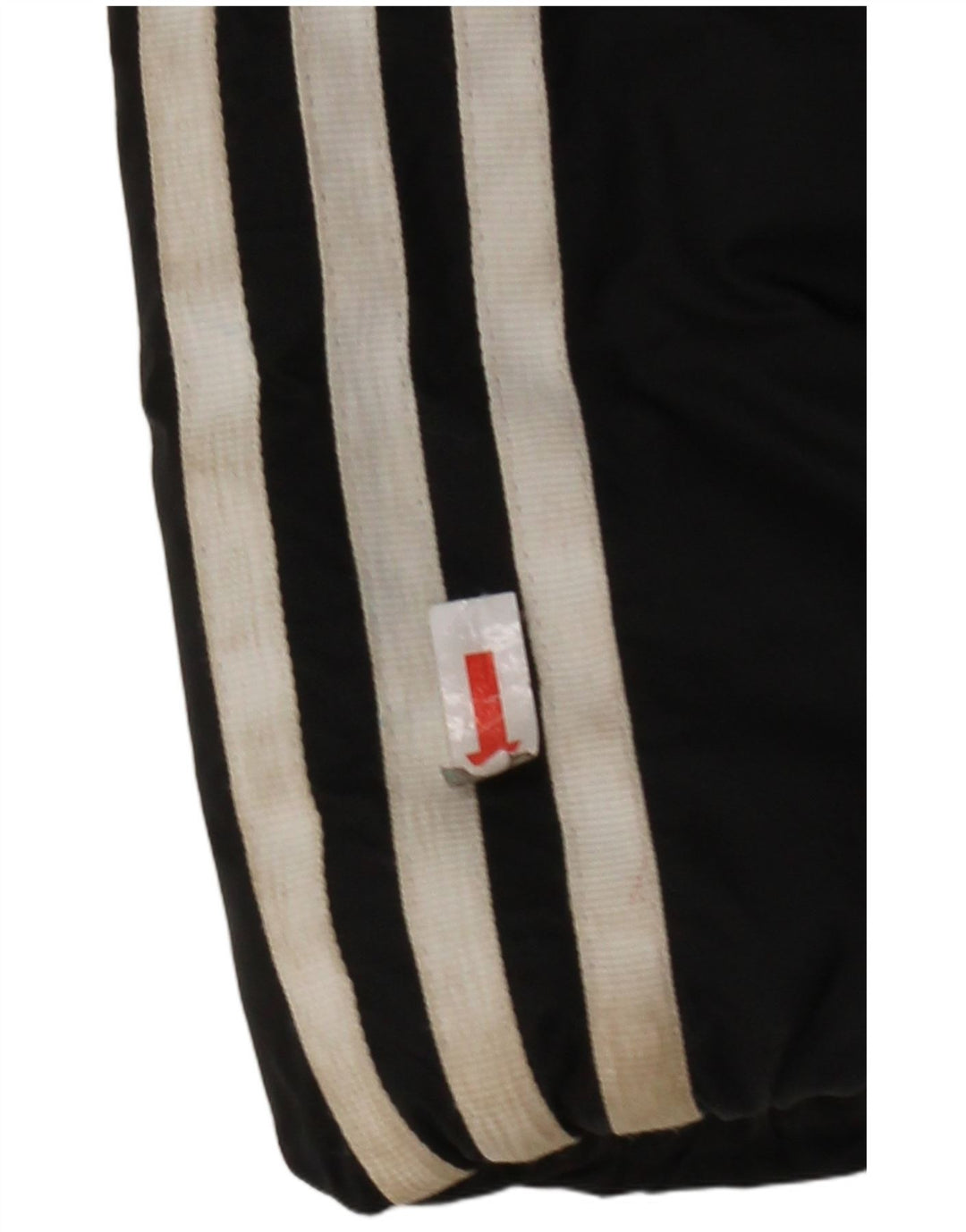 Adidas Dame Hætte Polstret Jakke UK 8 Small Black Nylon