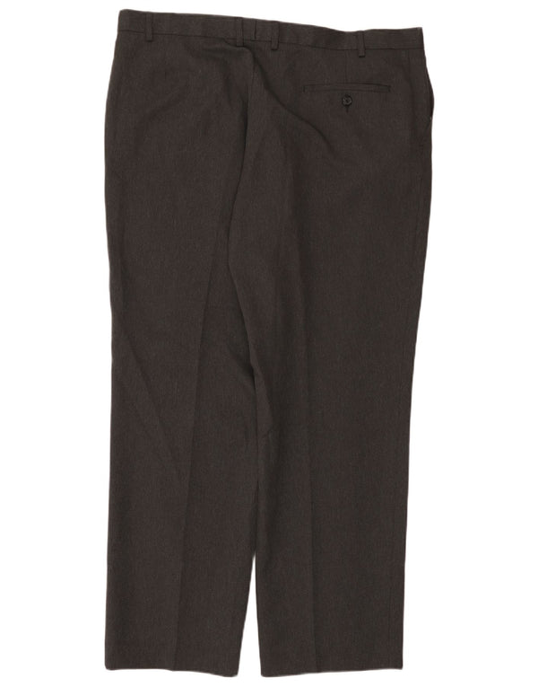Marks & Spencer Straight Suit Bukser til mænd W40 L31 Sort polyester