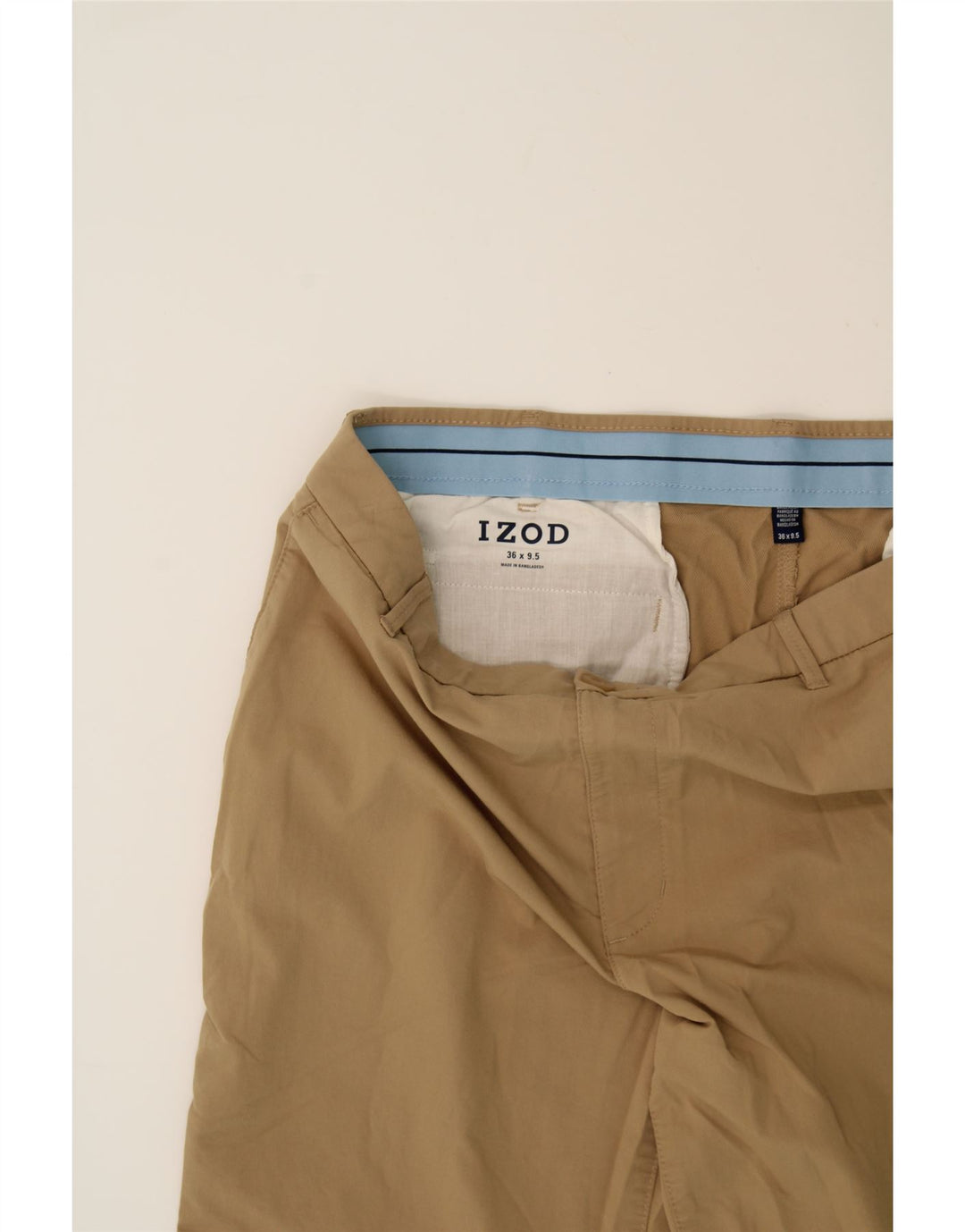 IZOD Mens Chino Shorts W36 Large Beige Cotton Vintage Izod and Second-Hand Izod from Messina Hembry 
