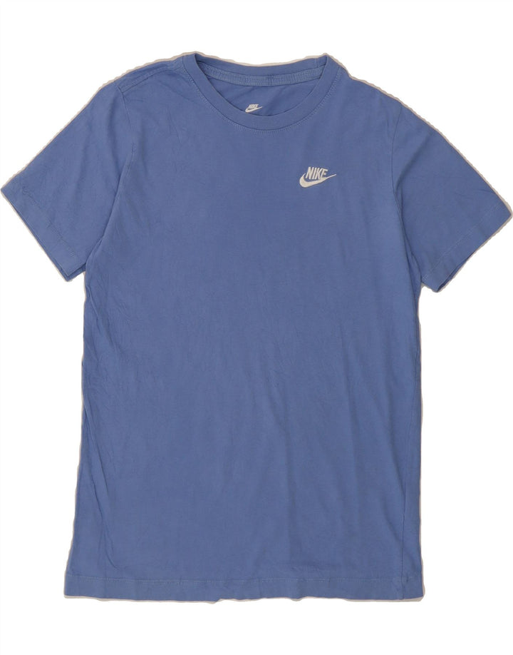 NIKE Boys T-Shirt Top 13-14 Years XL Blue Cotton Vintage Nike and Second-Hand Nike from Messina Hembry 