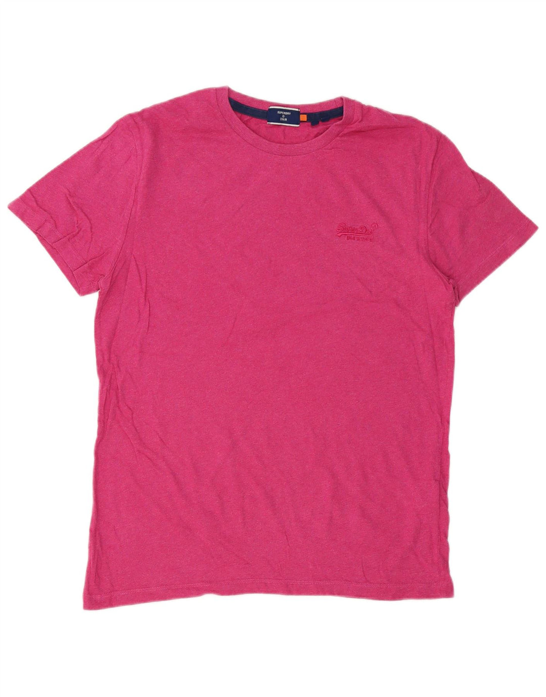 Superdry Herre T-shirt Top Medium Pink Bomuld