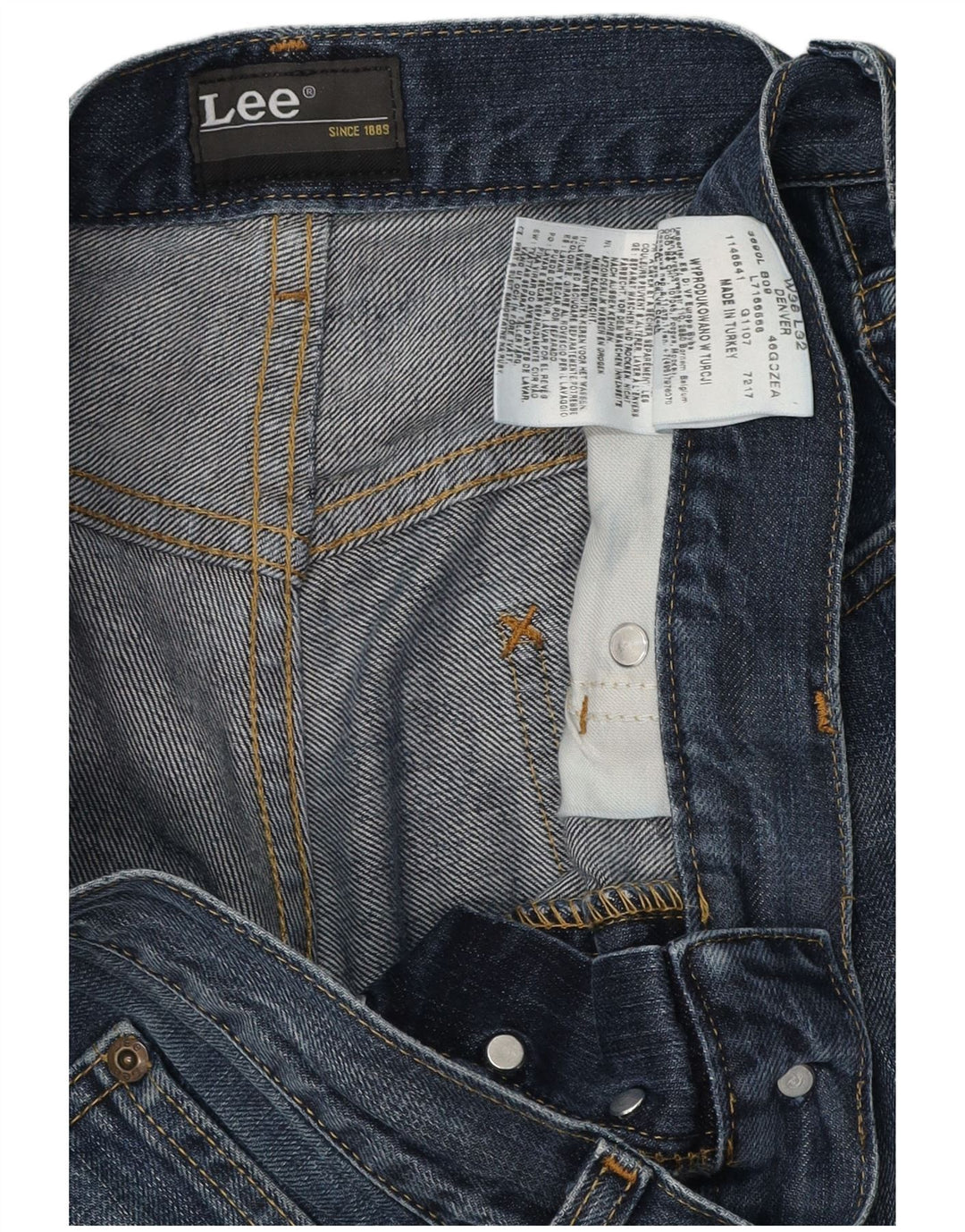 LEE Herre Denver Bootcut Jeans W36 L32 Blå Bomuld