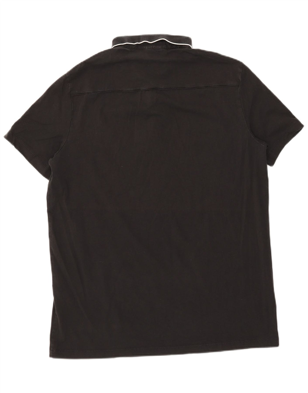 ARMANI EXCHANGE Herre poloshirt XL Sort bomuld