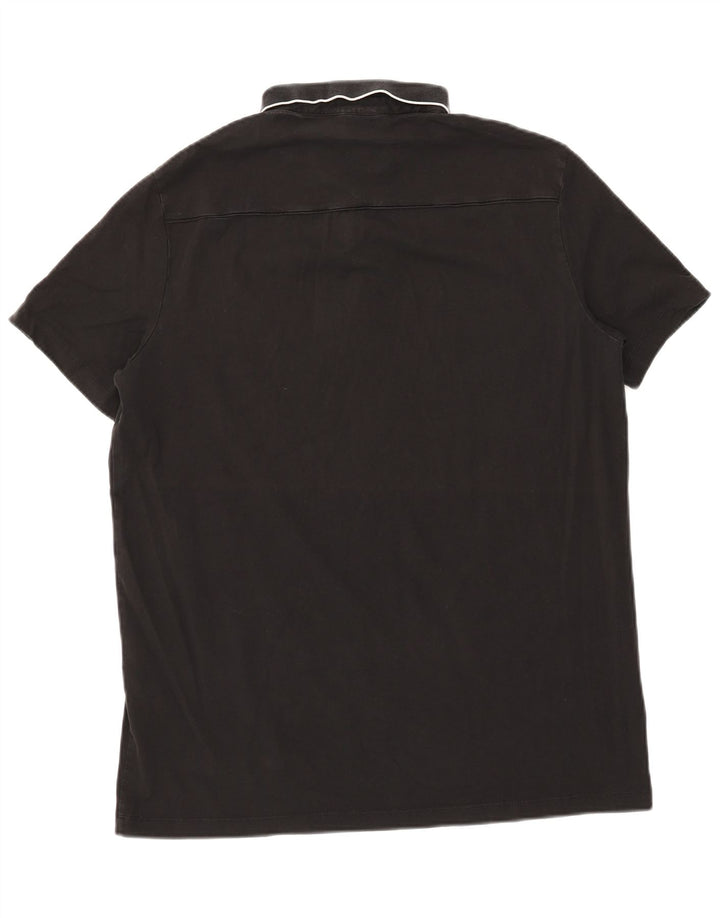 ARMANI EXCHANGE Herre poloshirt XL Sort bomuld