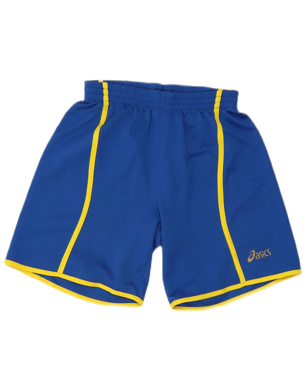 Asics Herre Sportshorts Store Blå Colourblock Polyester
