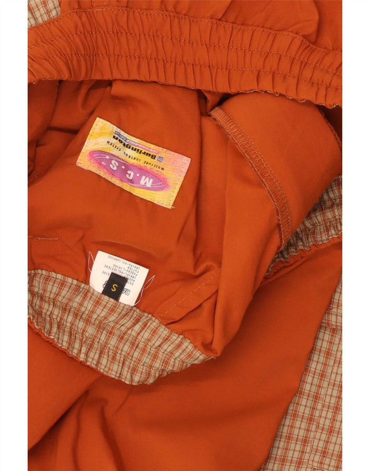 Bailo Herre Cargo Træningsdragt Bukser Small Orange Colourblock Polyester