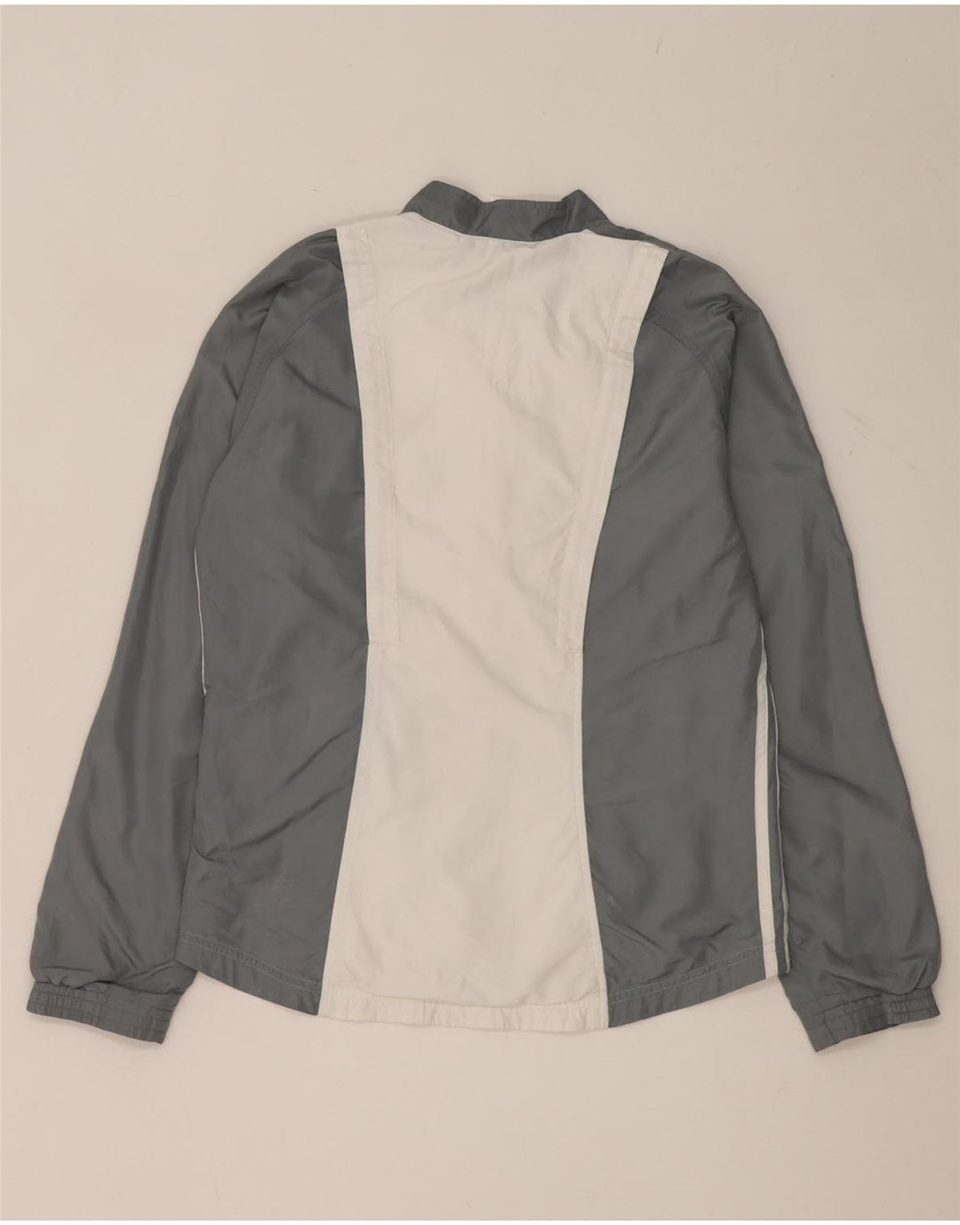 Adidas træningsdragt topjakke til kvinder UK 10 Small Grey Colourblock
