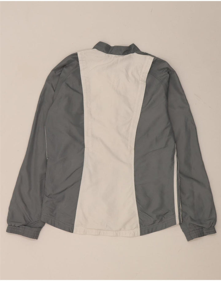 Adidas træningsdragt topjakke til kvinder UK 10 Small Grey Colourblock