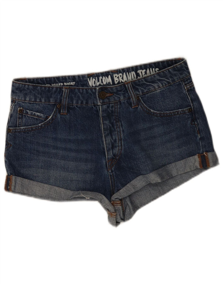 Volcom denimshorts til kvinder W28 Mellemblå bomuld