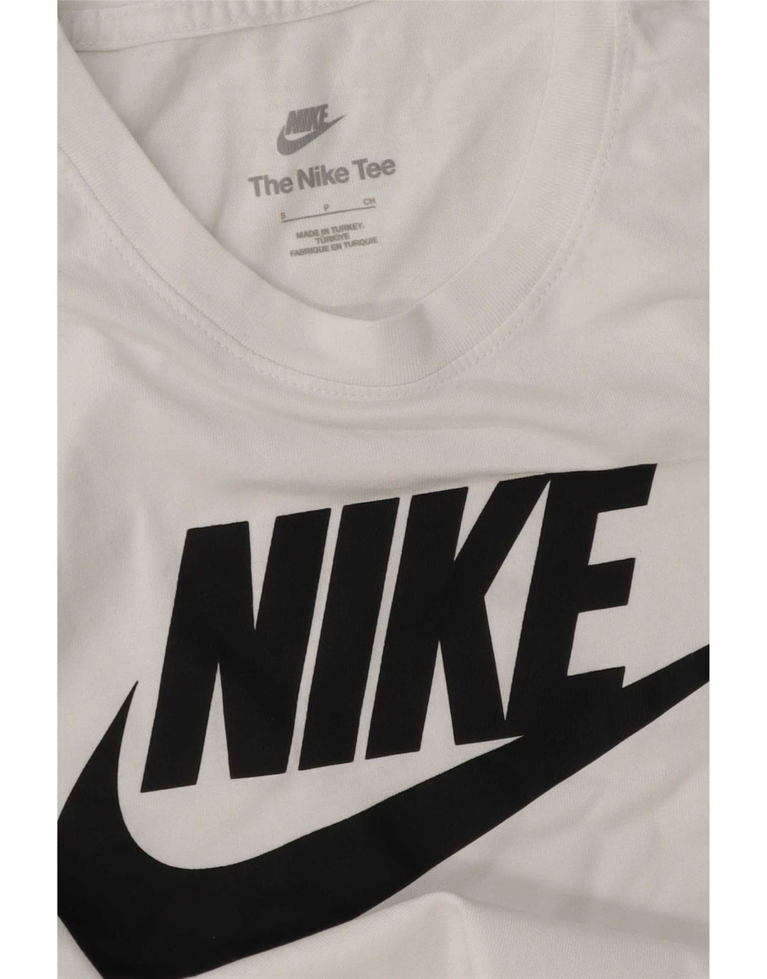Nike grafisk T-shirt top til mænd, lille hvid