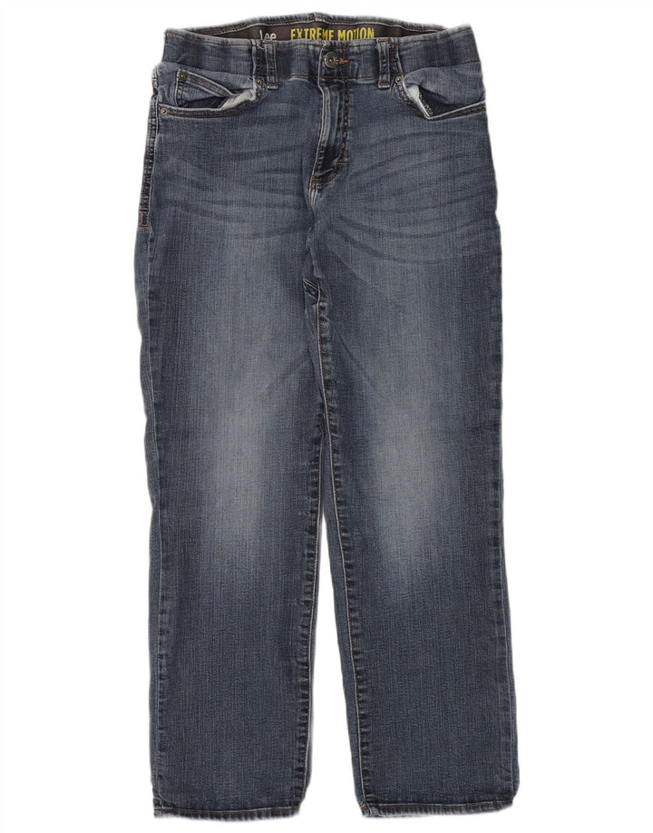 LEE Mens Extreme Motion Straight Tapered Jeans W33 L30 Blue