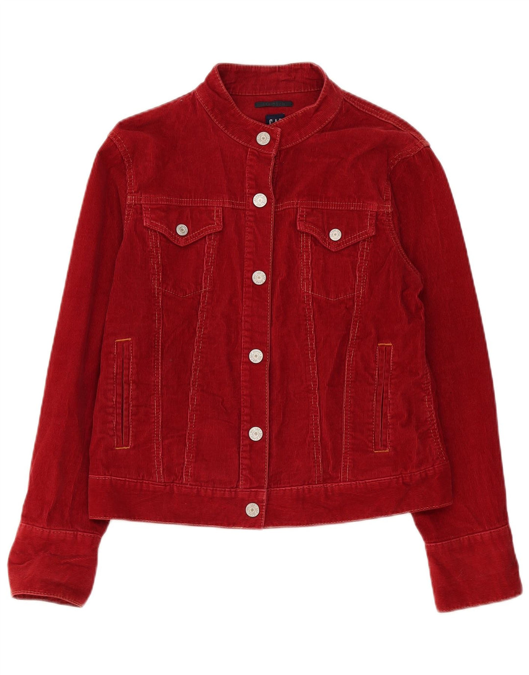 Gap Womens Corduroy Jacket UK 16 Large Red