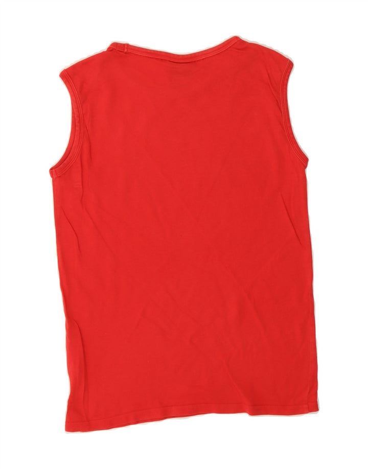 CHAMPION Boys Graphic Vest Top 9-10 Years Medium  Red Cotton Vintage Champion and Second-Hand Champion from Messina Hembry 