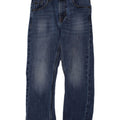 WRANGLER Straight Jeans til drenge 5-6 år W24 L20 Blå Bomuld