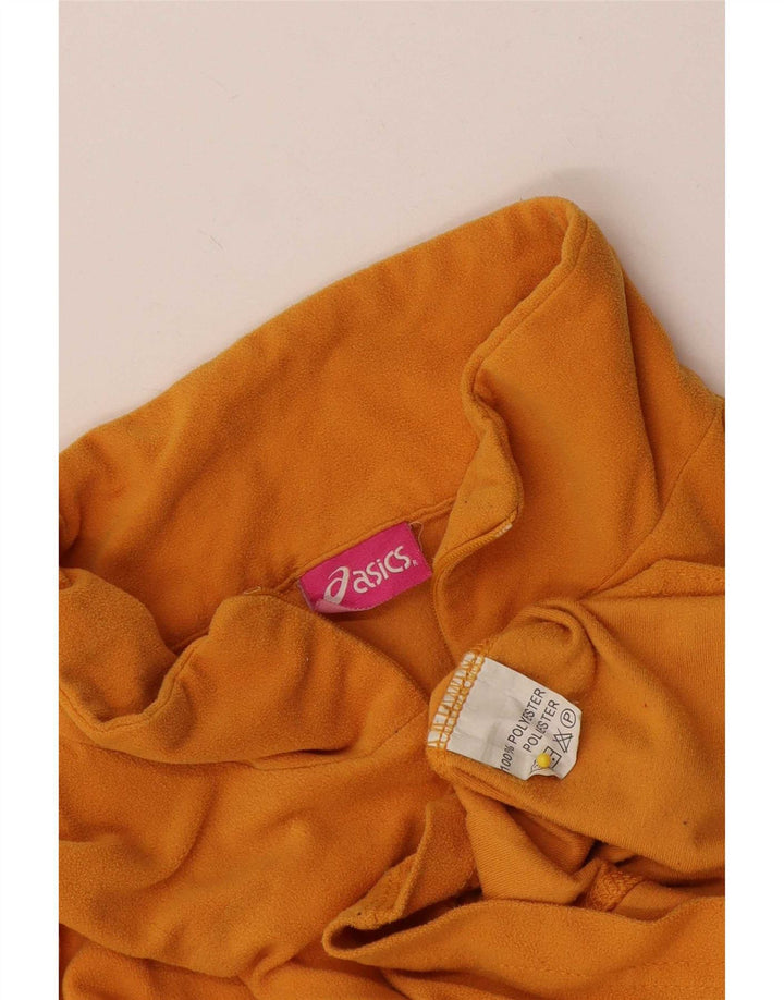 Asics Dame Fleece Jumper med lynlås DK 18 XL Gul Polyester