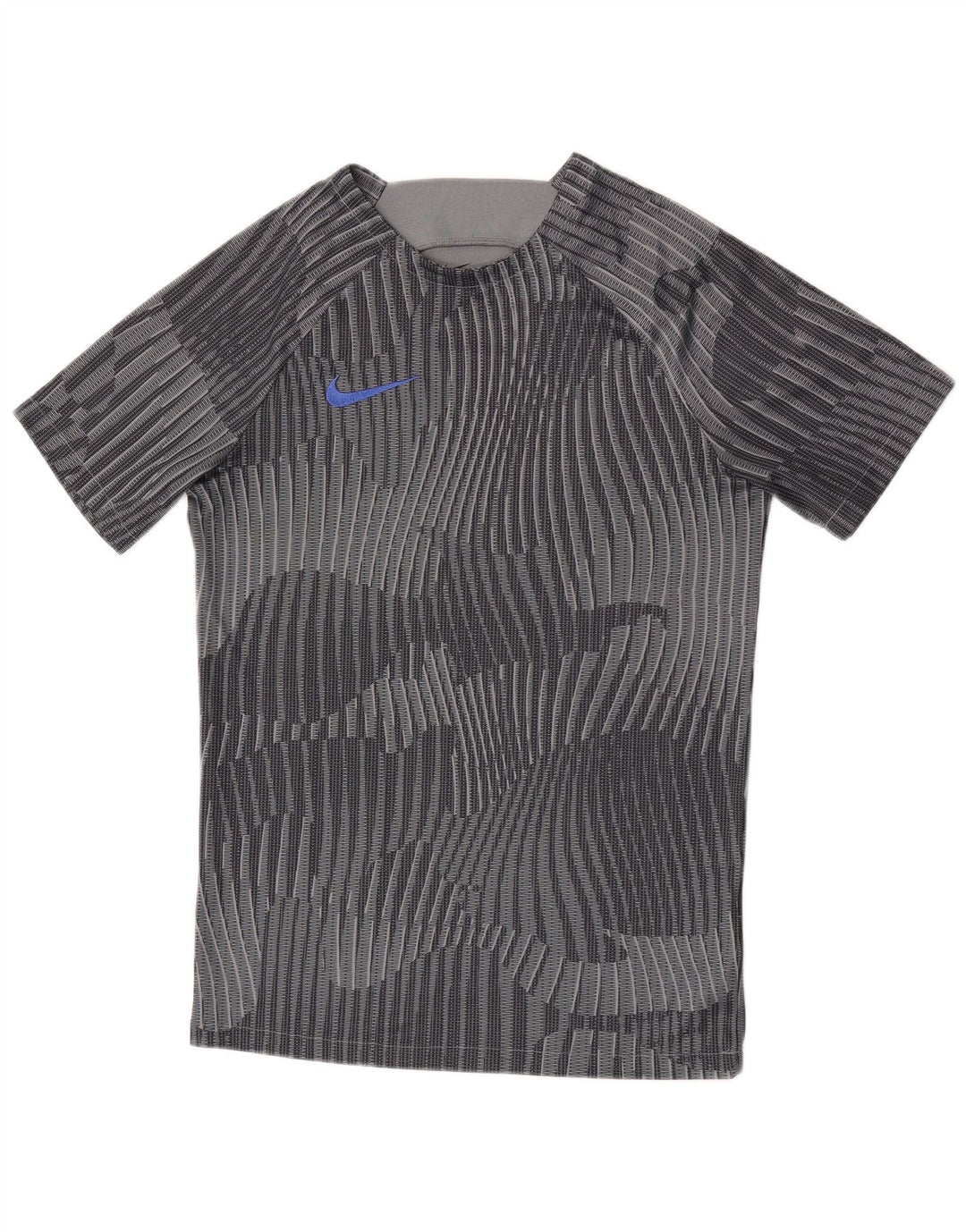 Nike Herre Dri Fit grafisk T-shirt Top Lille grå Camouflage Polyester