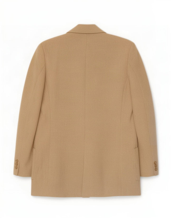 Zara Womens Open Oversized Blazer Jacket UK 10 Small Beige