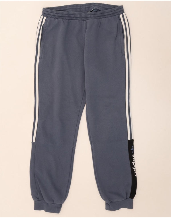 Adidas Herre grafisk træningsdragt Bukser Joggers Large Blue Colourblock
