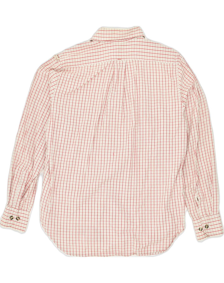 INVICTA Mens Shirt Medium Red Check Cotton | Vintage Invicta | Thrift | Second-Hand Invicta | Used Clothing | Messina Hembry 