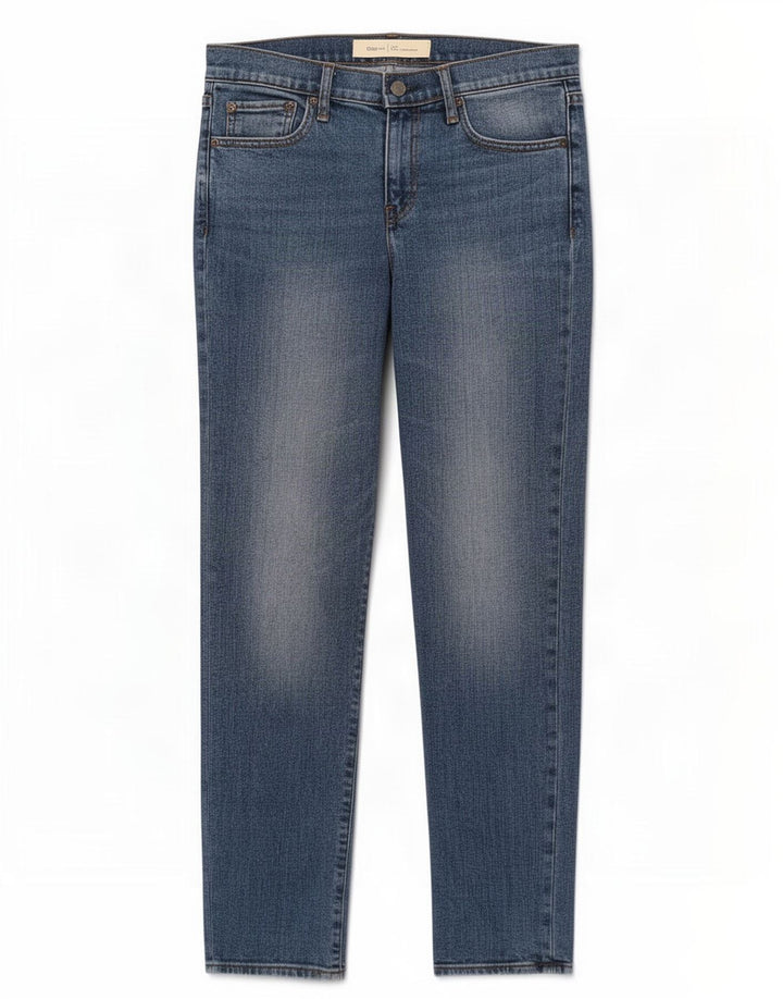 Gap Dame Straight Jeans W28 L29 Blå Bomuld