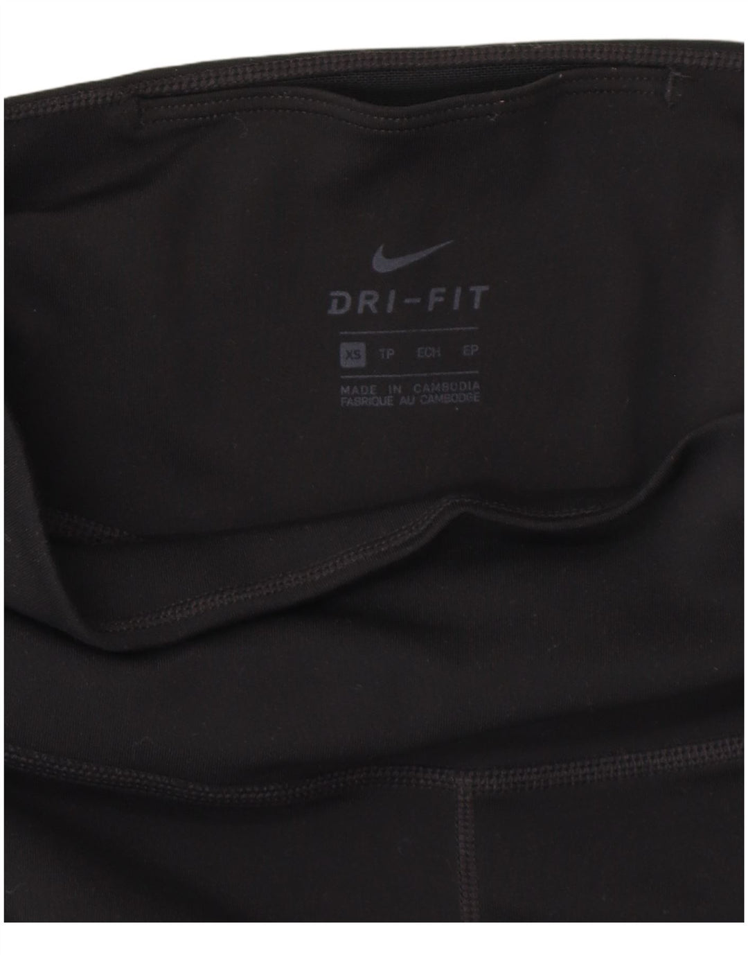 Nike Dame Dri Fit Leggings UK 4 XS Black Sports