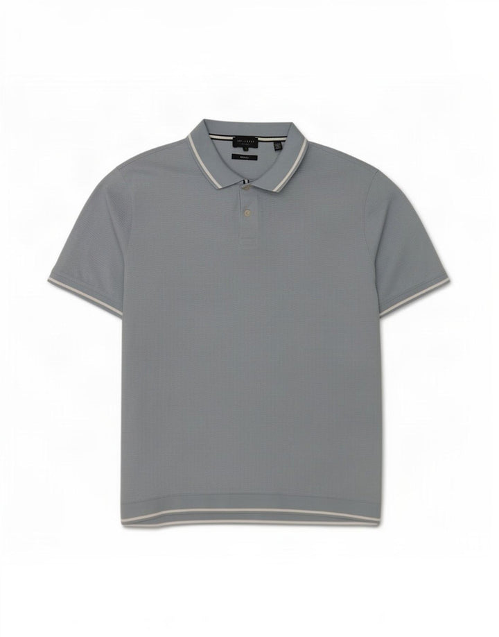 Ted Baker Herre Regular Polo Shirt Størrelse 5 XL Blå Bomuld
