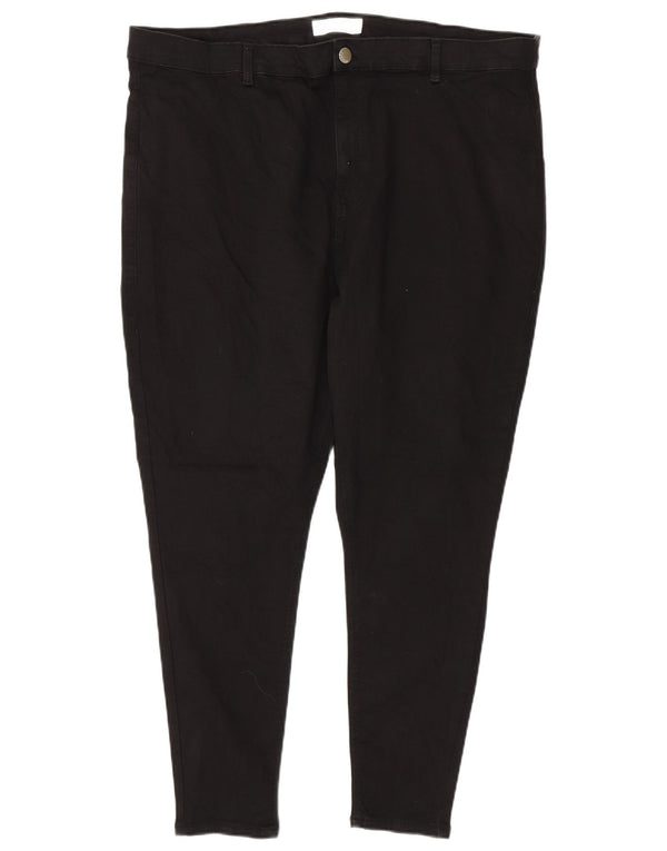 TOPSHOP Dame Joni Skinny Jeans med høj talje UK 26 5XL W44 L28 Sort Bomuld