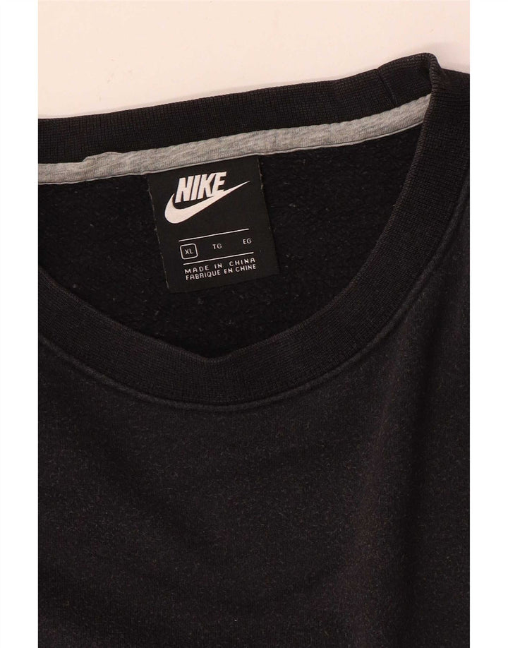 Nike grafisk sweatshirt til mænd XL sort