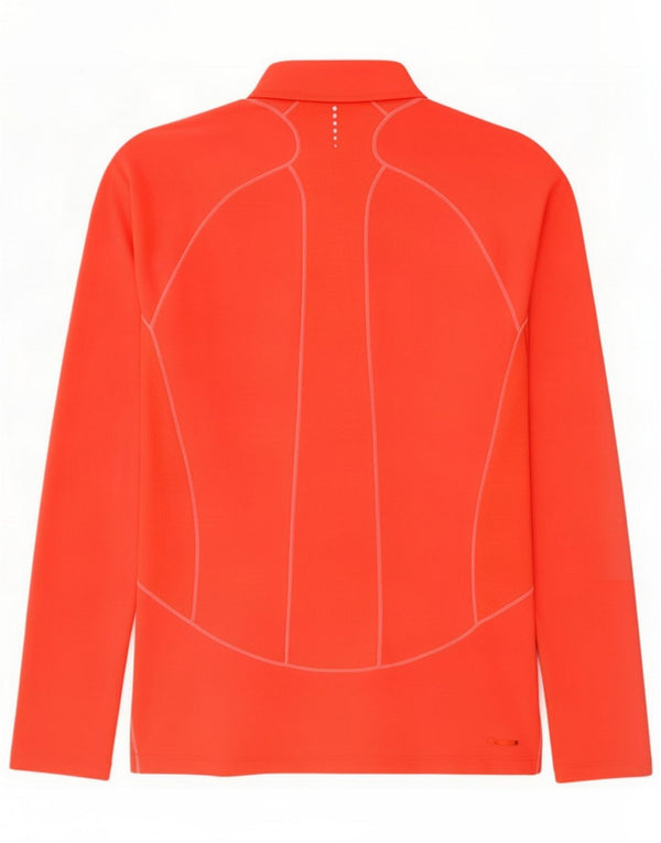 The North Face Dame Pullover med lynlås-hals-træningsdragt Top UK 14 Large Red