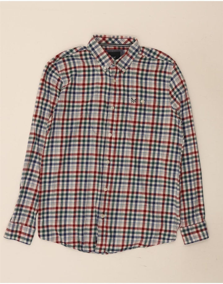 Besætningstøj Herre Classic Fit Flanellskjorte Medium Flerfarvet Gingham