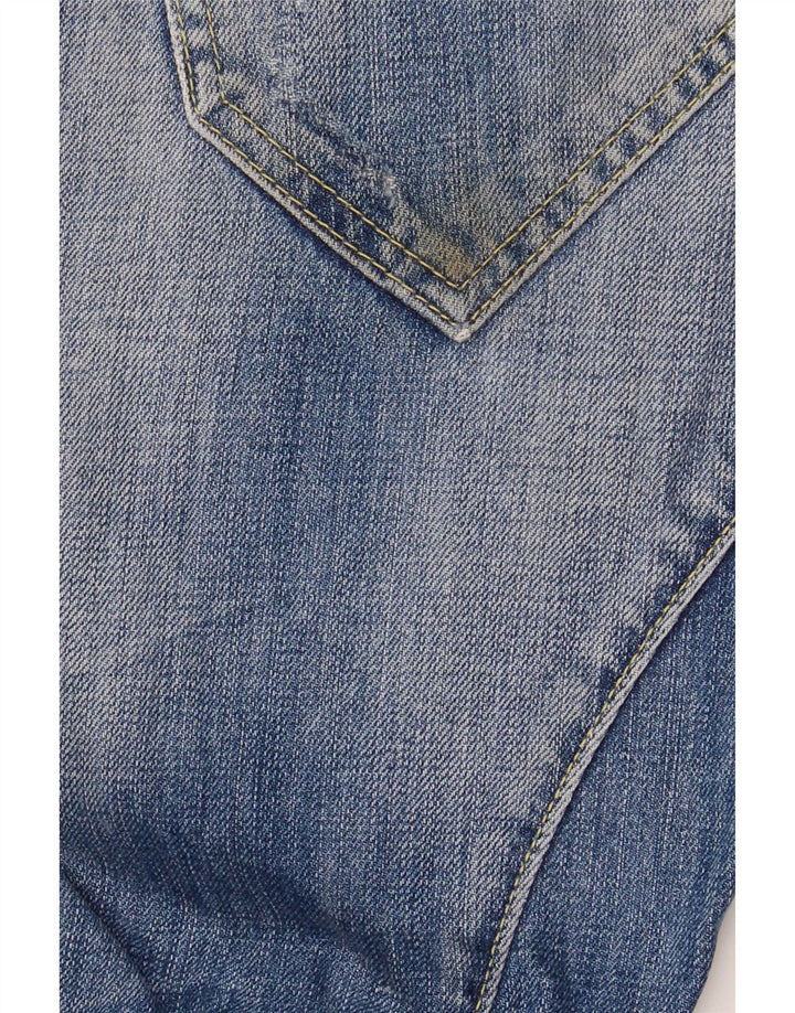 Jack & Jones Herre Cargo Distressed Cropped Jeans W30 L25 Blå