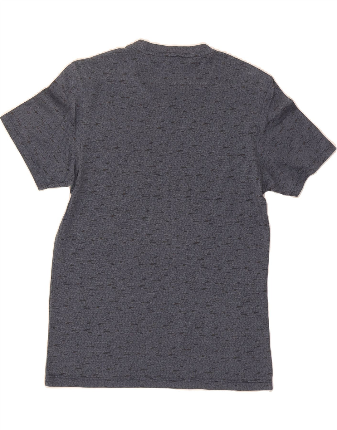 JAEGER Mens T-Shirt Top Small Navy Blue Flecked Cotton Vintage Jaeger and Second-Hand Jaeger from Messina Hembry 