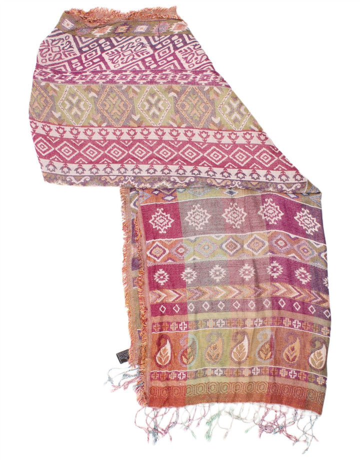 Monsoon Kvinders rektangel tørklæde One Size Flerfarvet Fair Isle Bohemian