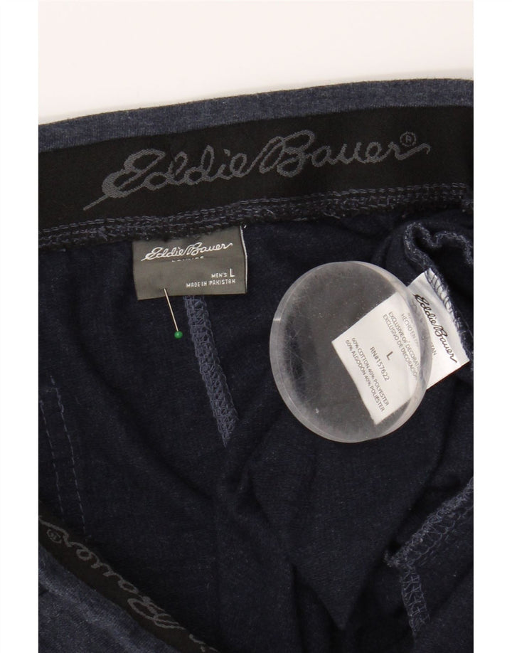 EDDIE BAUER Mens Sport Shorts Large  Navy Blue Cotton Vintage Eddie Bauer and Second-Hand Eddie Bauer from Messina Hembry 