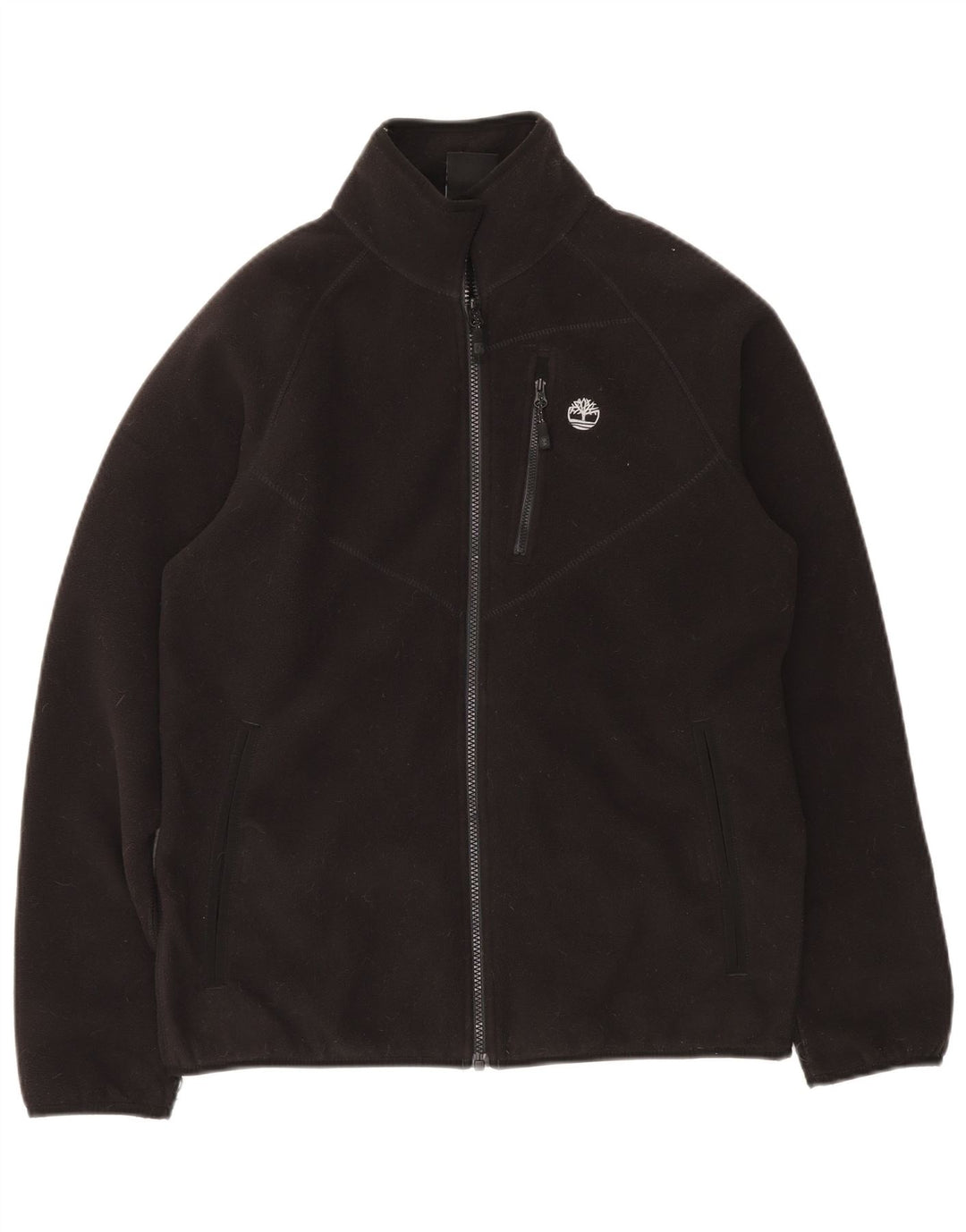 TIMBERLAND Dame Oversized Fleecejakke UK 10 Lille Sort