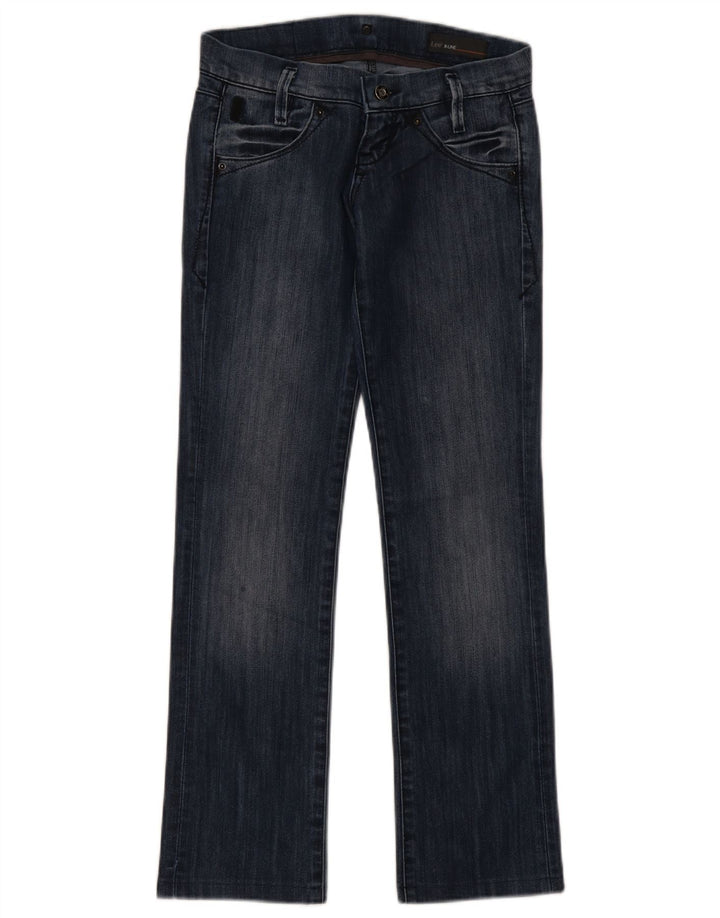 Lee Dame Lynn Straight Jeans W25 L28 Marineblå Bomuld