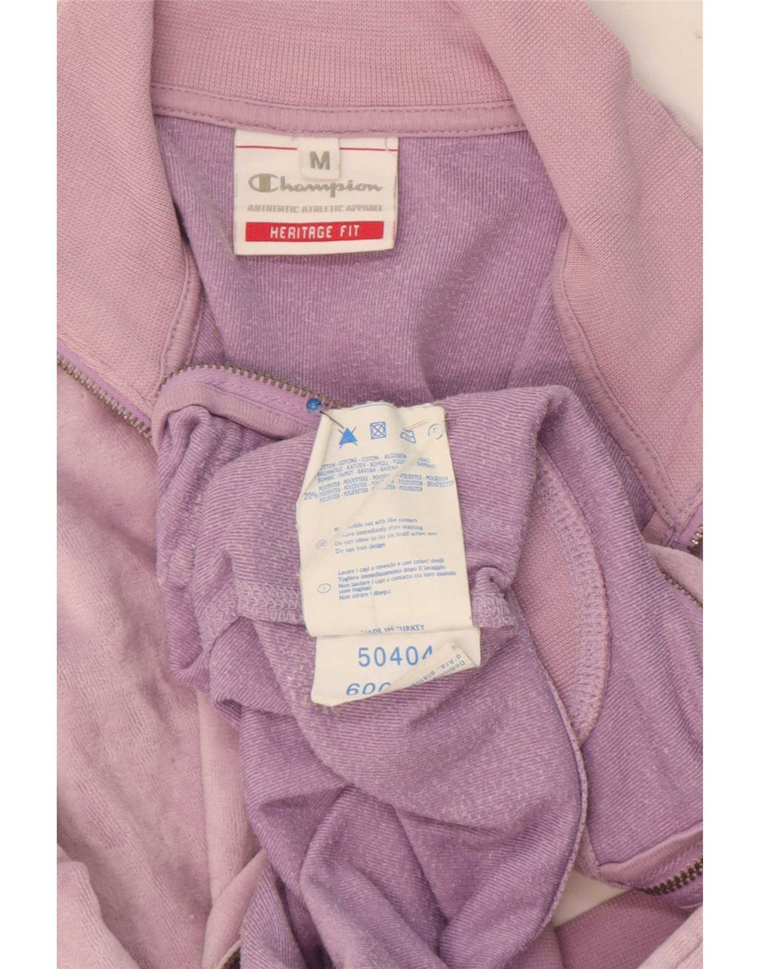 Champion Womens Heritage Fit Træningsdragt Topjakke UK 12 Medium Lilla