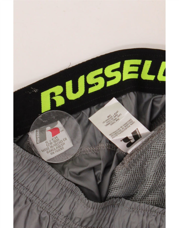 RUSSELL ATHLETIC Træningsdragt bukser til mænd Small Grå Colourblock Polyester