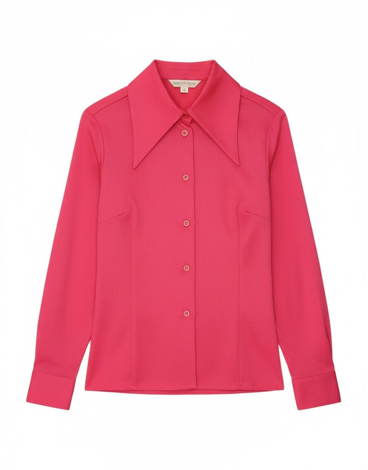 Diolen Loft Dame Skjorte Bluse IT 42 Medium Pink Polyester